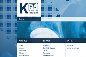 K-Implant Website Referenz
