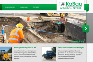 KaBau Kabelbau Webseite