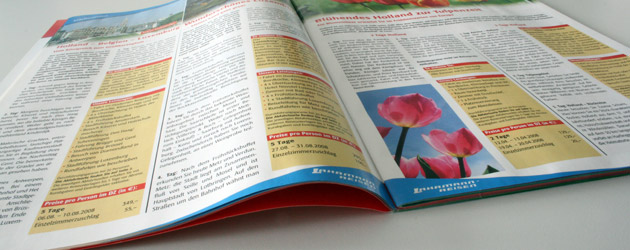 Jahreskatalog von Lahrmann-Reisen
