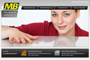 MB Maschinenbau Website Referenz