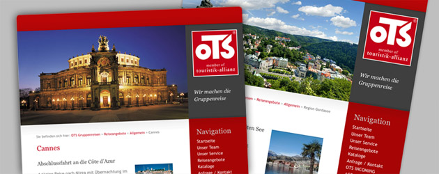Neuer Internet-Auftritt für OTS Gruppenreisen