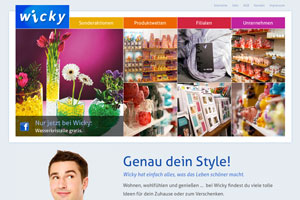 Internet Referenz Wicky Großhandels GmbH