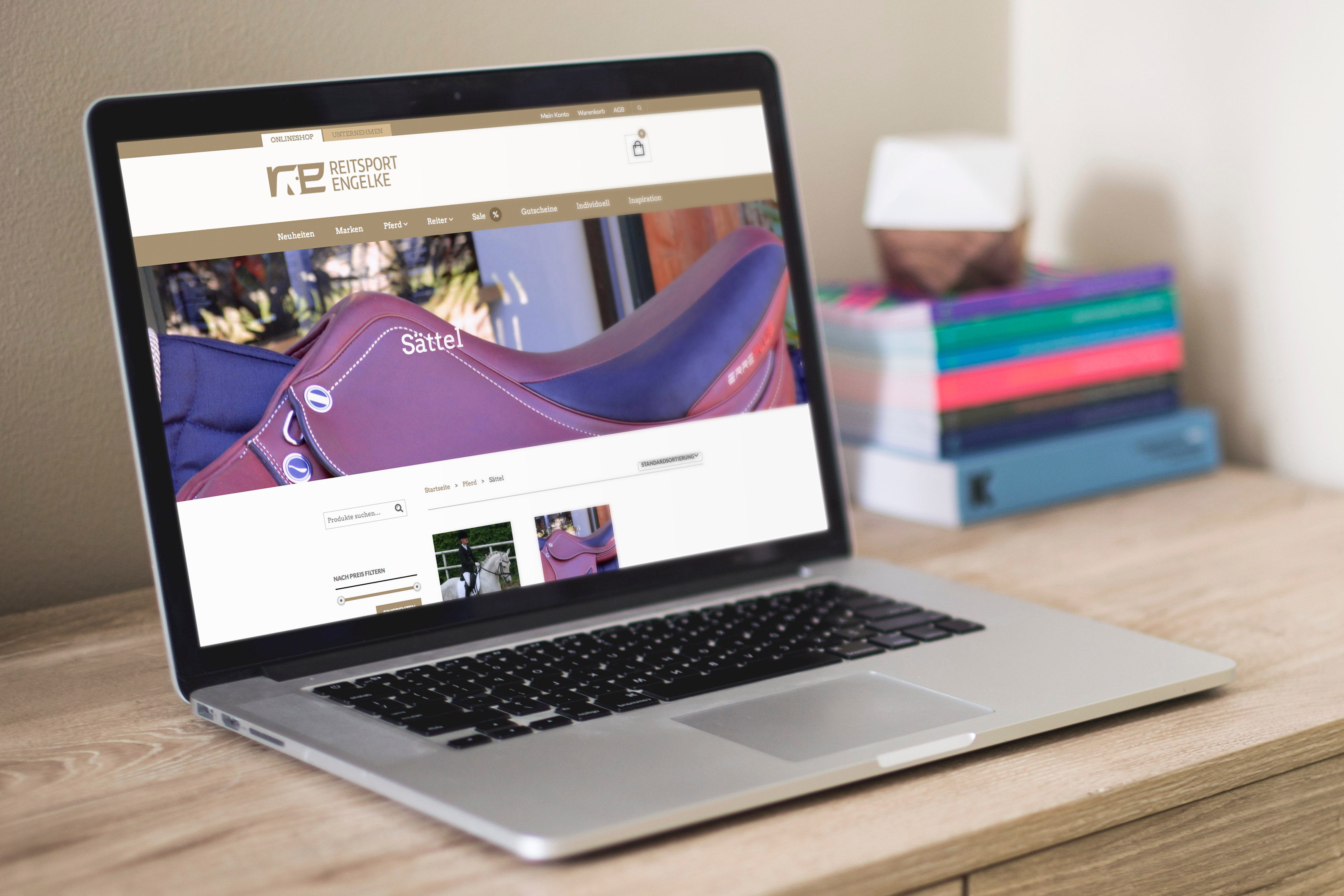 Website-Referenz Reitsport Engelke