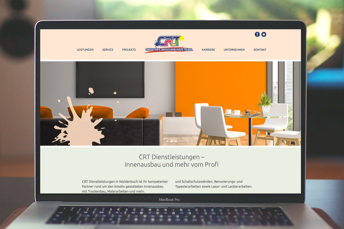 Website-Referenz CRT Dienstleitungen