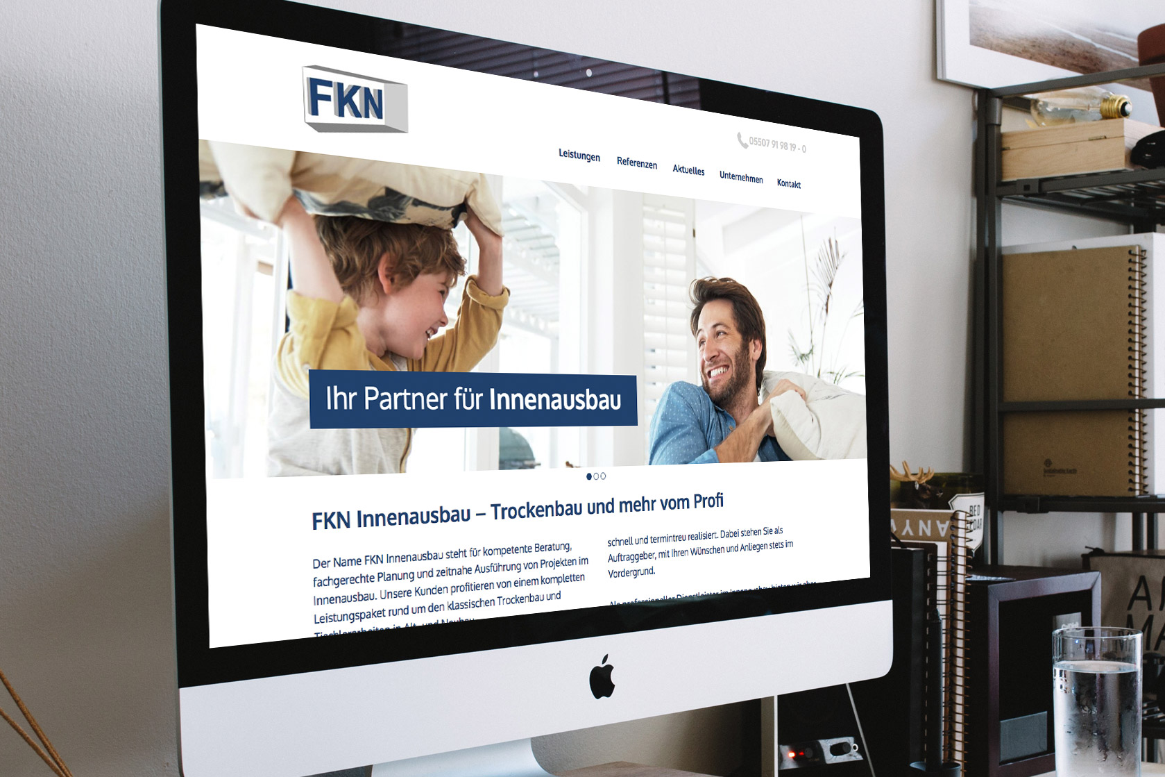 Website-Referenz FKN Innenausbau