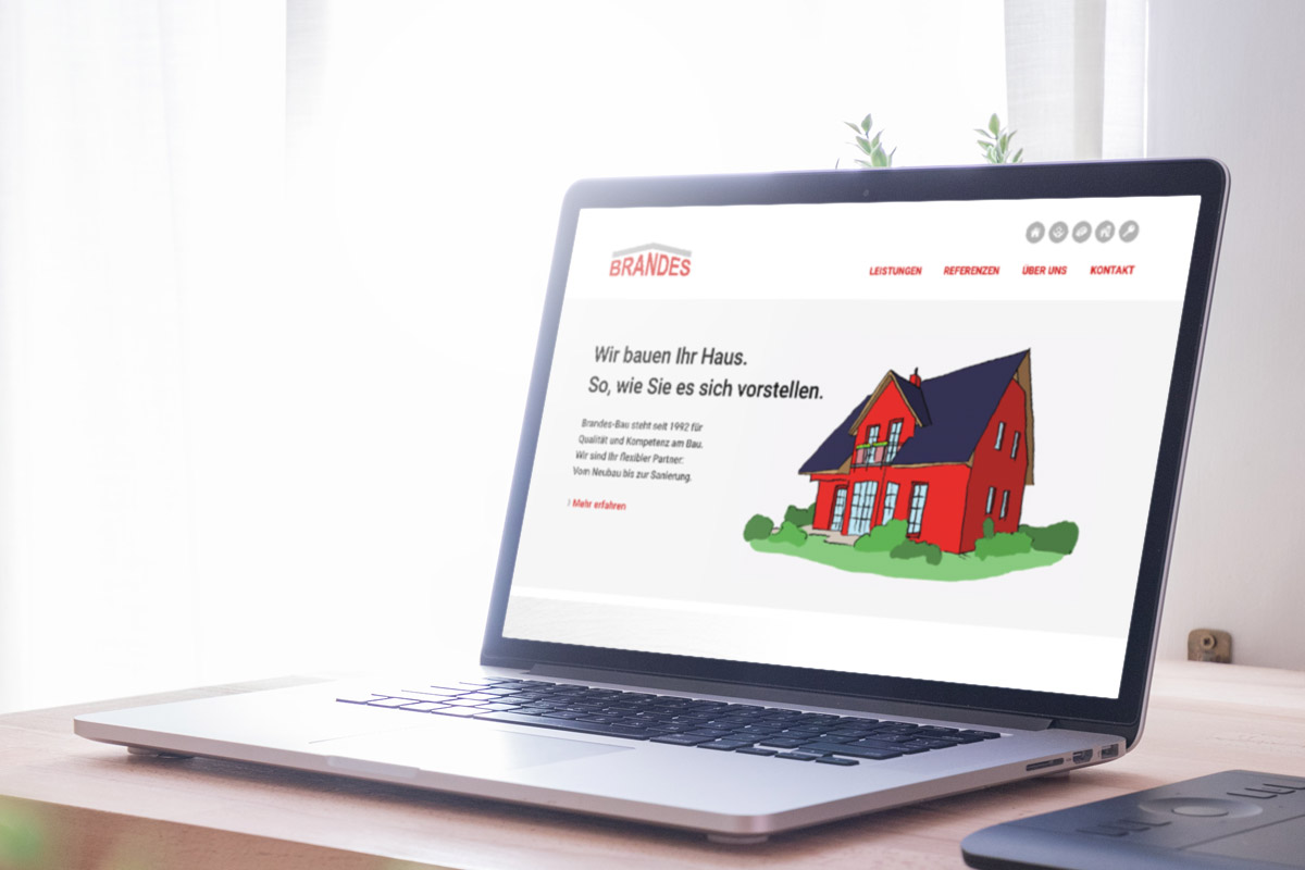 Website-Referenz Brandes-Bau