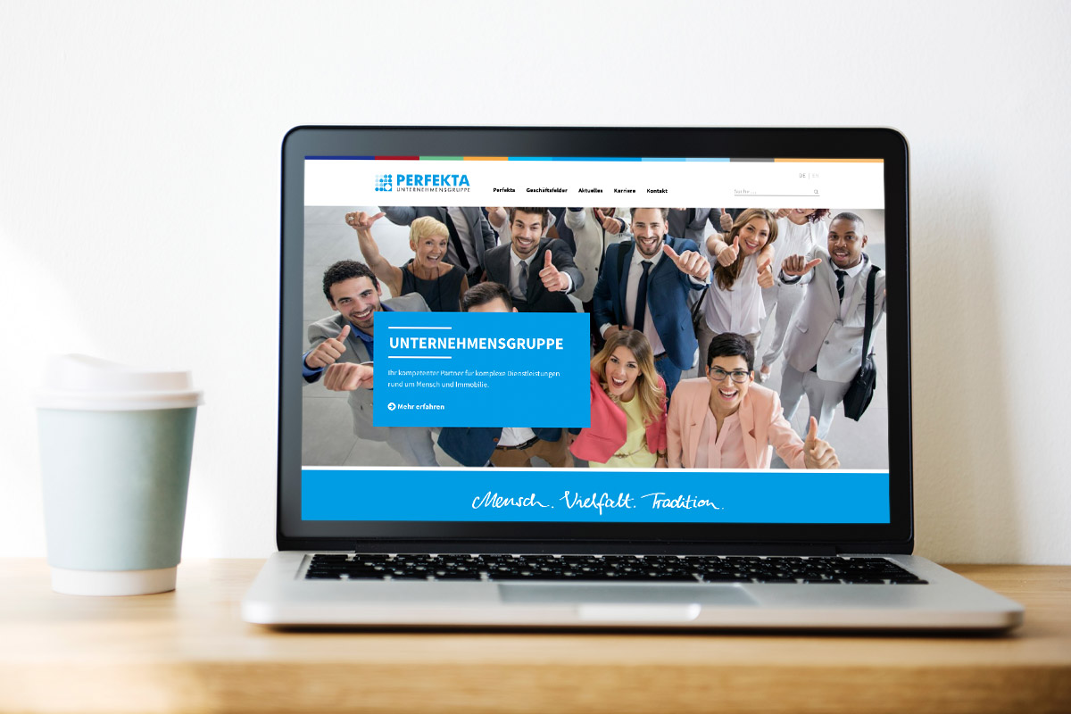 Website-Referenz Perfekta