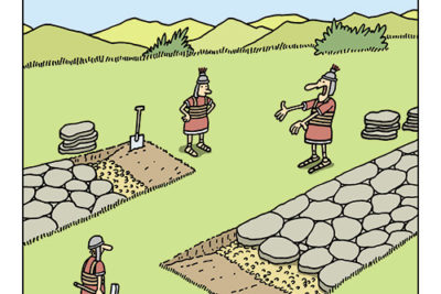 „Machen Sie Platz. Ich bin Vermessungsingenieur!“ Der BDVI-Kalender 2020 Abbildung