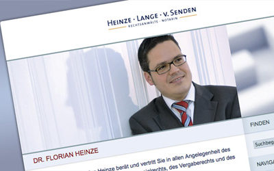 HEINZE LANGE v. SENDEN Abbildung