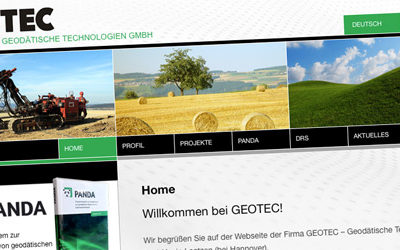 GEOTEC Webseite
