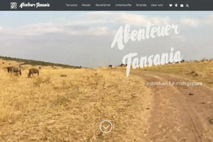 Website Referenz Abenteuer Tansania